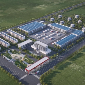 现代炼油厂3D模型下载